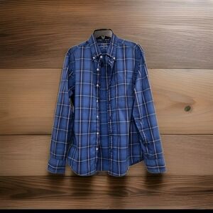 J. Crew Blue Checkered Men's Shirt